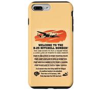B-25 Mitchell WW2 Medium Bomber Facts Welcome Information Case for iPhone 7 Plus/8 Plus