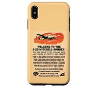 B-25 Mitchell WW2 Medium Bomber Facts Welcome Information Case for iPhone XS Max