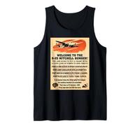 B-25 Mitchell WW2 Medium Bomber Facts Welcome Information Tank Top