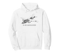 B-26 Marauder WW2 Medium Bomber Cutaway Diagram Pullover Hoodie