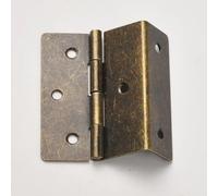 B-272 Antique 3-fold Right-Angle Wooden Box Wooden Box Hinge Fixing Buckle Connecting Piece 6 Holes Hinge 59mm(Antique Brass)