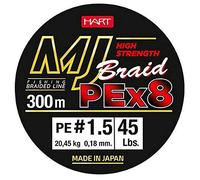 Hart Mj 300 M Braided Line Multicolor 0.180 mm