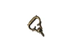 B-389 Mini Threaded Self-Tapping Zinc Alloy Square Bronze Jewelry Box Handle Drawer Decorative Small Handle(B-389-1-10pcs)