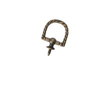 B-389 Mini Threaded Self-Tapping Zinc Alloy Square Bronze Jewelry Box Handle Drawer Decorative Small Handle(B-412-410pcs)