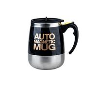 (B) 400/450ml Automatic Electric Magnetic Self Stirring Mug Coffee Milk Mixing Mug Smart Stainless Steel Juice Mix Cup