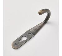 B-410 Inner Hanging Modern Home Improvement Coat Alloy Bronze Single Row Single Hole Coat Wall Hook(Antique Brass)