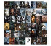 (B) 50pcs New Black Myth Wukong Journey To The West Decorative Graffiti Waterproof Sticker