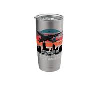 B-747, for Those who Love The Sky, Such as Airplane, Aviation, Flight, Jet, Travel, Freedom, Adventure, on Clouds, Flight Level, Speed, etc Stainless Steel Insulated Tumbler