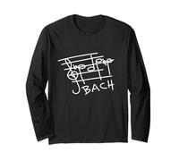 B-A-C-H Johann Sebastian Bach Sheet Music Design Long Sleeve T-Shirt