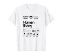 B.A.D. Men's and Women's Funny Human Being Cotton T-Shirt