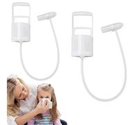B-aby Nasal Aspirator, 2Pcs Manual B-aby Nose Cleaner, Kids Clear Clogged Passages & Boogers, Snot Sucker - Filter Preventing Any Entry Into Your Mouth, Removable, Easy to Clean