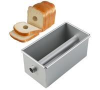 B́aking Loaf Mold - Extended Aluminum B́Read Tin, Smooth Release Sũrface, Detachable Tube Core | Multi Purpose Toast Banana Cheesecake Sandwich Meatloaf Maker Pan for Daily Home Cooking