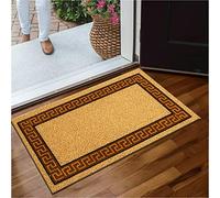 B&B Door Mats Home Office Outdoor Heavy Duty Indoor and Outdoor Mats for Front Door Super Absorbent & Non-Slip Rubber Matting Doormats (Greek Maroon, 40x70cm)