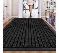 B&B Doormats, Door Mats Outdoor Indoor, Non Slip mat Entrance Rug, Indoor Floor Mat, Dirt Trapper Door Mat Outdoor Mat for patio, Multi Purpose Doormats (120 x 150 cm - Black)