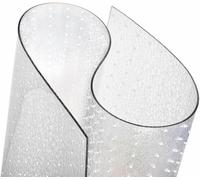 B&B Heavy Duty Vinyl Plastic Non Slip Carpet Protector Floor Mat Guard Protectors - 100% Waterproof Clear Sheet for Hallway Kitchen Home Office (8ft Long x 2.25ft Wide)