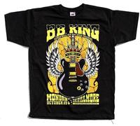 B.B. King, Muisc Poster, Blues King, DTG Mens T-Shirt BlackM