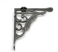 B B&M - Pair of Shelf Brackets Singer Corp Antique Cast Iron 6'' x 6''