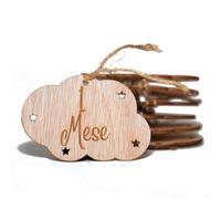 B. BachVibes - Emblemi per Bambini in Legno - Set con 14 dischi mensili - Ideale per foto di neonati e Regalo per Baby Shower (Italian)