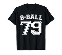 B-Ball 79 Basketball Player Number Training Varsity Vintage T-Shirt