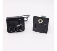 B Band T35 Acoustic Guitar Preamp Pickup 3 Bands EQ Chromatic Display Built in Tuner with Ceramic Piezo