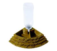 B Baosity Automatic Water Dispenser for Reptiles, Suitable for Chameleons, Light Brown