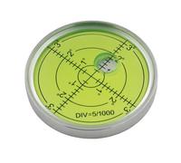 B Baosity Compact Circular Level | Center-Finding Level, Portable, for Machinery Setup, Rv Leveling, Machinists, Carpenters, White