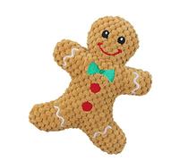B Baosity Cute And Squeaky Dog Toy, Ideal for Christmas And Other Occasions, Gingerbread Man