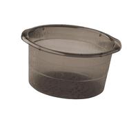 B Baosity Foot Bath with Massage Nodules on The Bottom, Portable Relaxation Bathtub, Lightweight Bucket with Side Handles, Bath Accessory, Black