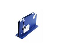B Baosity Manual Sealing Machine Sealer Food Packaging Equipment Iron Construction Built-in Cutter Suitable for Supermarket Bakery Fruit Store Gift Giving, Blue