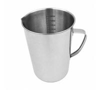B Baosity Stainless Measuring Cup Sturdy Graduated Pitcher Heavy Duty Kitchen Tool for Research Facility, Facility, 2000ML