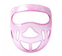 B Baosity Taekwondo Face Guard Helmet Insert Gear Elastic Chin Mount Design Easy Breathing Suitable for Youth Lessons Adult Sparring, Pink, Pink, One Size