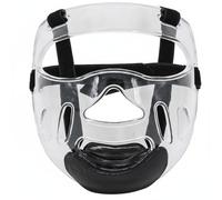 B Baosity Taekwondo Face Guard Helmet Insert Gear Elastic Chin Mount Design Easy Breathing Suitable for Youth Lessons Adult Sparring, Clear, Clear, One Size