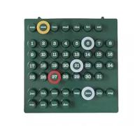B Baosity Vintage Desk Calendar Manual Loop Endless Organizer Display for Home Office Study Suitable for Routine Organization, Green