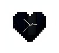 B Baosity Wall Clock Heart Shaped Wall Clock Silent Wall Clock Acrylic Wall Clock With Non Ticking Sweep Movement Modern Minimal Style suitable for bedroom, color to 5, Large 27 30cm