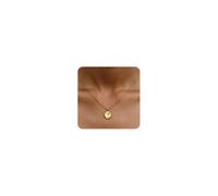 B BBPM Worry Stone Necklace| 14K Gold Plated Dainty Pendant Peaceful Thumb Necklace|Fidget Pendants for Anxiety Relief Meditation Relaxation Stress Relief Gift For Women And Men, Small, Gold Plated,