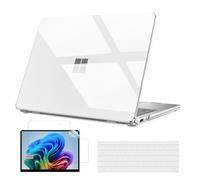 B BELK Case for Microsoft Surface Laptop 13 inch Touchscreen Copilot+ PC 2025 Model: 2095, Plastic Hard Shell Case + Keyboard Cover + Screen Protector for 13'' Microsoft Surface Laptop, Clear