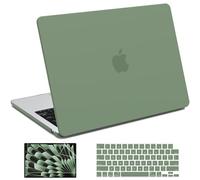 B BELK Compatible with 2025 2024-2022 MacBook Air 13 inch Case M4 M3 M2 Model A3240 A3113 A2681, Protective Laptop Hard Shell for MacBook Air 13.6" + Keyboard Cover&Screen Protector, Midnight Green