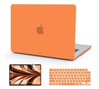 B BELK Compatible with MacBook Air 13.6 inch Case 2025 2024 2023 2022 Release M4 M3 M2 A3240 A3113 A2681 Liquid Retina Display, Plastic Hard Shell Case + Keyboard Cover + Screen Protector, Orange
