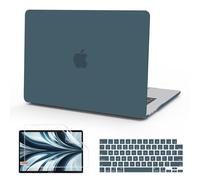 B BELK Compatible with MacBook Air 13.6 inch Case 2025 2024 2023 2022 Release M4 M3 M2 A3240 A3113 A2681 Liquid Retina Display, Plastic Hard Shell Case + Keyboard Cover + Screen Protector, Teal Green