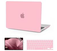 B BELK Compatible with MacBook Air 13 inch Case 2010-2017 Release Model A1466 A1369, Matte Plastic Laptop Hard Shell Case +Keyboard Cover +Screen Protector for MacBook Air 13.3 inch Case, Pink