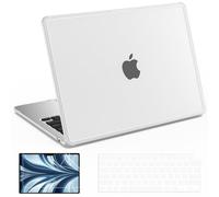B BELK Compatible with MacBook Air 13 inch Case 2026-2022 M5 M4 M3 M2 A3449 A3240 A3113 A2681, 3 in 1 Kit Anti-Crack Hard Shell with Keyboard Skin & Screen Film Reinforced TPU Bumper, Matte Clear