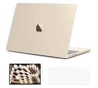 B BELK Compatible with MacBook Air 15 inch Case 2025 2024 2023 M4 M3 M2 A3241 A3114 A2941, [100% Match Official Color] [Ultra Thin Armor] Plastic Hard Case for MacBook Air 15.3-inch, Starlight Clear