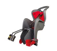 b bellelli Child Rear Bicycle Seat - MR FOX (up to 22 kg) Standard B-Fix For Cycle Frames (Dark Grey)