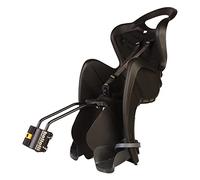 b bellelli Mr Fox - Rear Bike Seat - B-Fix Attachment - Attaches to Frame - from 9 Months to 8 Years - Max 15 kg - Black