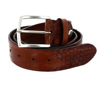 b.belt Bela Ledergürtel Mid Brown