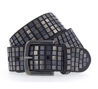 b.belt belt 40 mm Full Leather Belt with Mixed Rivets W85 Black