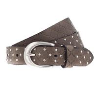 b.belt belt Lilou Silver Leder-Nietengürtel W95