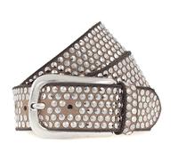 b.belt belt Zoe Silver Stud Belt W95 Camel