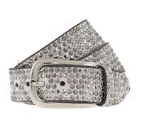 b.belt belt Zoe Silver Stud Belt W85 White