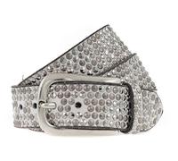 b.belt belt Zoe Silver Stud Belt W95 White